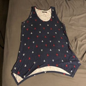 Max Jeans Lobster and Anchor Tank Top (XL)